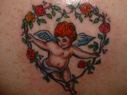 Love Angel Tattoos Gallery